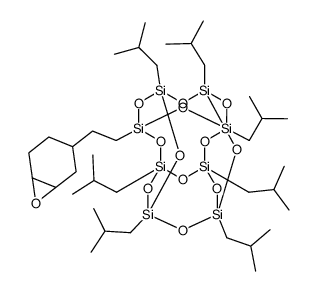 PSS-[2-(3,4-环氧环己基)乙基]-取代七异丁基结构式