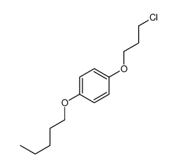 1-(3-chloropropoxy)-4-pentoxybenzene Structure