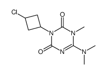 3-(3-chloro-cyclobutyl)-6-dimethylamino-1-methyl-1H-[1,3,5]triazine-2,4-dione Structure