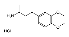 4-(3,4-dimethoxyphenyl)butan-2-amine,hydrochloride Structure