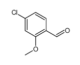 4-Chloro-2-methoxybenzaldehyde Structure