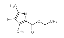 ethyl 4-iodo-3,5-dimethyl-1H-pyrrole-2-carboxylate结构式