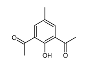 1-(3-乙酰基-2-羟基-5-甲基苯基)-乙星空app结构式