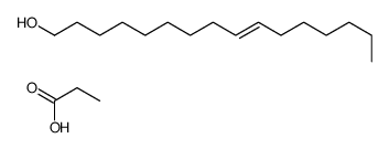 hexadec-9-en-1-ol,propanoic acid结构式
