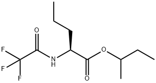 N-(Trifluoroacetyl)-L-norvaline 1-methylpropyl ester结构式