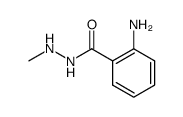 2-(o-Aminobenzoyl)-1-methylhydrazin结构式