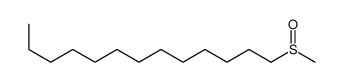 1-methylsulfinyltridecane Structure