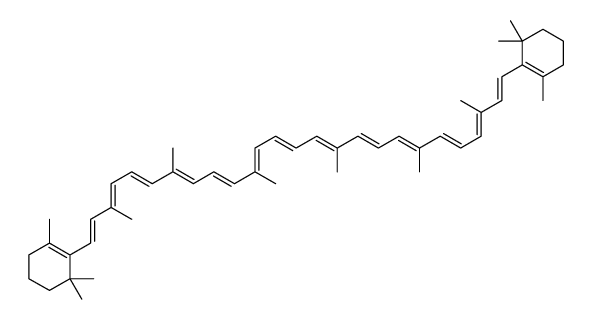 decapreno-beta-carotene Structure