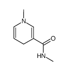 3-Pyridinecarboxamide,1,4-dihydro-N,1-dimethyl- Structure