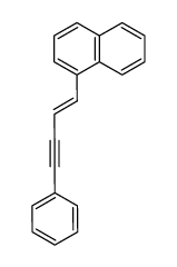 1-(1-naphthyl)-4-phenylbutenyne Structure