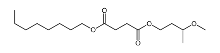 4-O-(3-methoxybutyl) 1-O-octyl butanedioate Structure