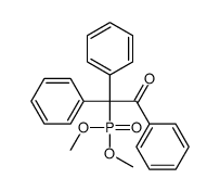 2-dimethoxyphosphoryl-1,2,2-triphenylethanone Structure