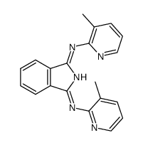 1,3-di(3'-methyl-2'-pyridyl)iminoisoindoline Structure