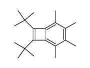 1,2-di-tert-butyl-3,4,5,6-tetramethyl-benzocyclobutadiene结构式