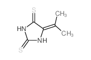 2,4-Imidazolidinedithione,5-(1-methylethylidene)-结构式