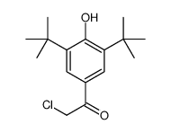 2-chloro-1-(3,5-ditert-butyl-4-hydroxyphenyl)ethanone结构式