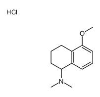 (5-methoxy-1,2,3,4-tetrahydronaphthalen-1-yl)-dimethylazanium,chloride Structure