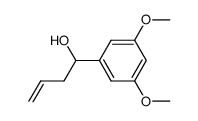 1-(3',5'-dimethoxyphenyl)but-3-en-1-ol结构式