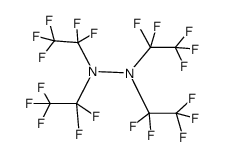 tetrakis(pentafluoroethyl)-hydrazine Structure