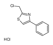 2-(Chloromethyl)-4-phenyl-1,3-thiazole hydrochloride Structure