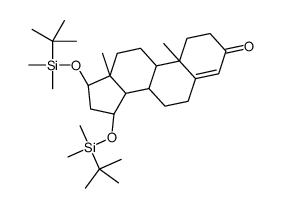 15,17-Bis-O-(tert-butyldimethylsilyl) 15α-Hydroxy Testosterone structure