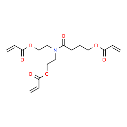 [[1-oxo-4-[(1-oxoallyl)oxy]butyl]imino]di-2,1-ethanediyl diacrylate结构式
