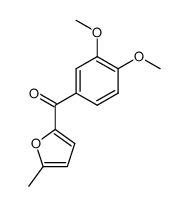 (3,4-DIMETHOXY-PHENYL)-(5-METHYL-FURAN-2-YL)-METHANONE结构式