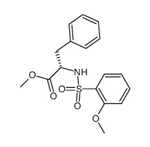 (S)-methyl 2-(2-methoxyphenylsulfonamido)-3-phenylpropanoate Structure