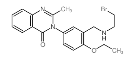 4(3H)-Quinazolinone,3-[3-[[(2-bromoethyl)amino]methyl]-4-ethoxyphenyl]-2-methyl-结构式