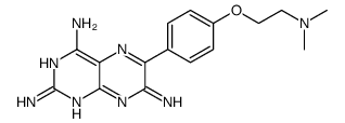 6-[4-[2-(dimethylamino)ethoxy]phenyl]pteridine-2,4,7-triamine结构式