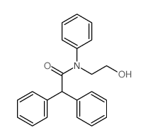 N-(2-hydroxyethyl)-N,2,2-triphenyl-acetamide Structure