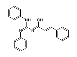 N-(dianilinomethylidene)-3-phenylprop-2-enamide结构式