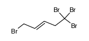 (E)-1,5,5,5-tetrabromo-2-pentene Structure