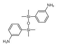 3-[[(3-aminophenyl)-dimethylsilyl]oxy-dimethylsilyl]aniline结构式