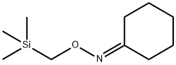 Cyclohexanone O-(trimethylsilylmethyl)oxime structure