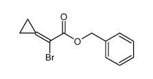 benzyl 2-bromocyclopropylideneacetate Structure