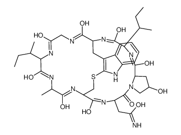 amaninamide, deoxy-Ile(3)-Ala(7)- Structure