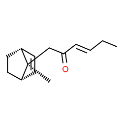 3-Hexen-2-one,1-[(7-anti)-7-methylbicyclo[2.2.1]hept-2-en-7-yl]-,(3E)-(9CI) structure