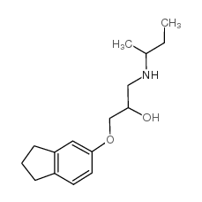 1-(butan-2-ylamino)-3-(2,3-dihydro-1H-inden-5-yloxy)propan-2-ol图片