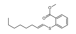 methyl 2-oct-1-enylsulfanylbenzoate结构式