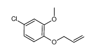 1-(allyloxy)-4-chloro-2-methoxybenzene结构式