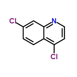 4,7-Dichloroquinoline  86-98-6 Structure