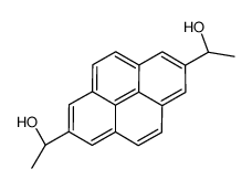 1-[7-(1-hydroxyethyl)pyren-2-yl]ethanol结构式