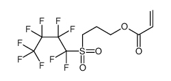 3-(1,1,2,2,3,3,4,4,4-nonafluorobutylsulfonyl)propyl prop-2-enoate Structure