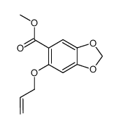 6-allyloxy-benzo[1,3]dioxole-5-carboxylic acid methyl ester Structure