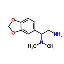 1-BENZO[1,3]DIOXOL-5-YL-N1,N1-DIMETHYL-ETHANE-1,2-DIAMINE结构式