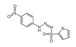 N-[(4-nitrophenyl)hydrazinylidene]thiophene-2-sulfonamide Structure