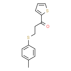 3-[(4-METHYLPHENYL)SULFANYL]-1-(2-THIENYL)-1-PROPANONE结构式