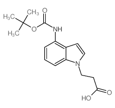 3-(4-TERT-BUTOXYCARBONYLAMINO-INDOL-1-YL)-PROPIONIC ACID picture