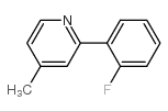 2-(2-FLUORO-PHENYL)-4-METHYL-PYRIDINE picture